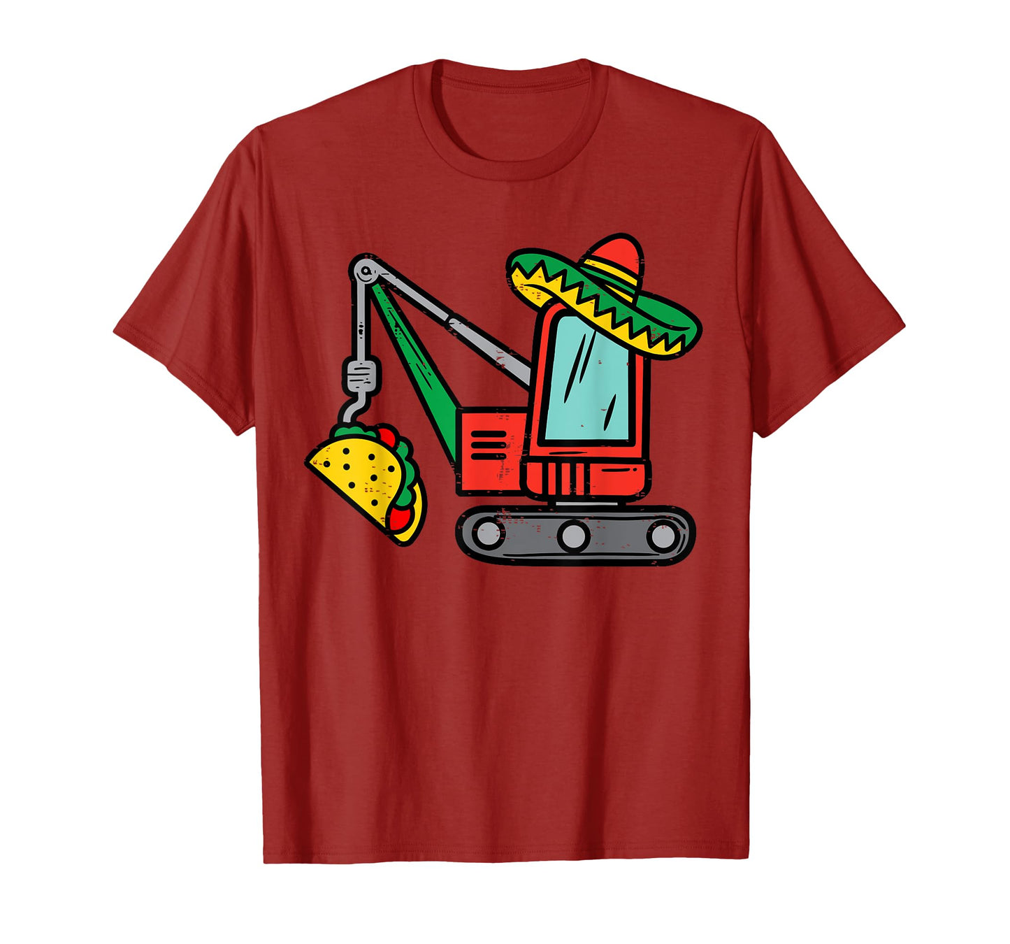 Mexican Crane Tacos Boys Cinco De Mayo Fiesta Kids Toddler T-Shirt