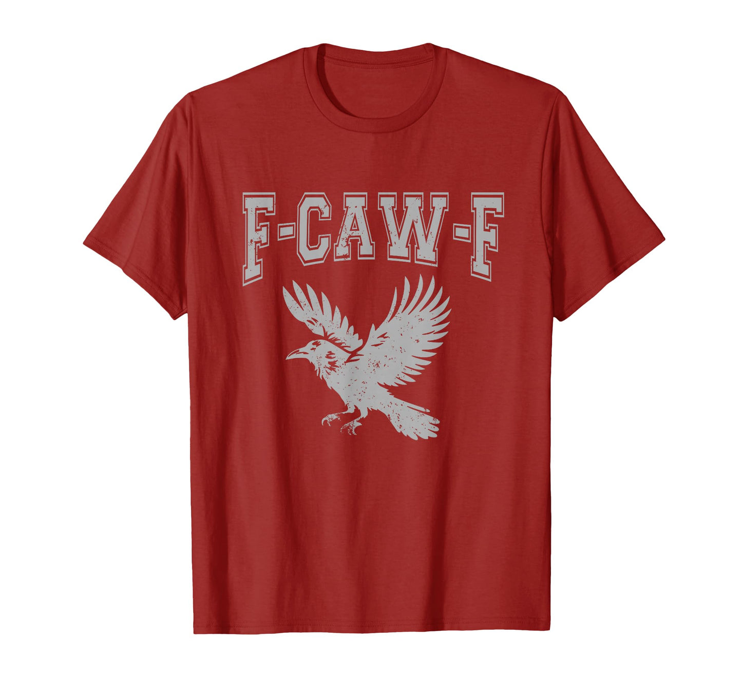 Funny F CAW F Crow Gothic Halloween Crow for Adults T-Shirt