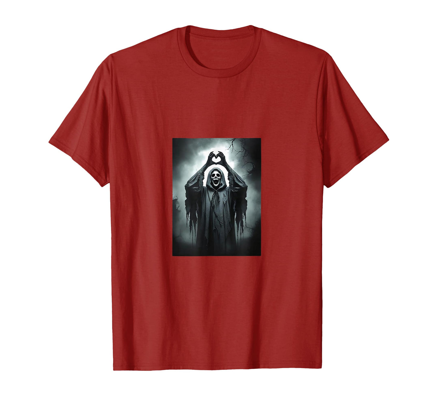 Spooky Skeleton Heart Halloween Costume Lovers Gift T-Shirt