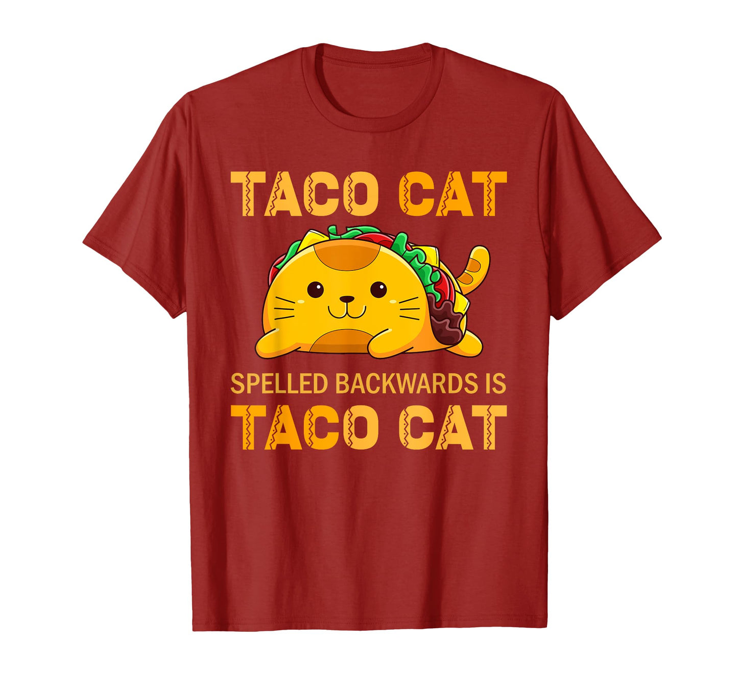 TacoCat for Kids Taco Cat Cinco de Mayo TacoCat Kids Cat T-Shirt