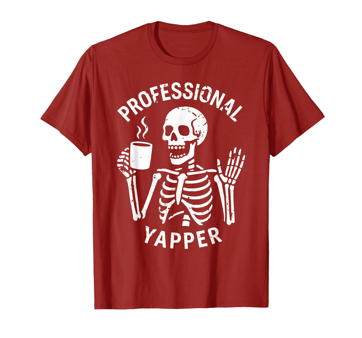 Professional Yapper Shirt Funny Skeleton Speech Therapist T-Shirt