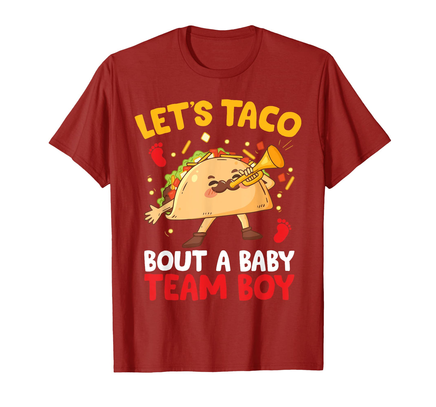 Let's Taco Bout a Baby Team Boy taco gender reveal Matching T-Shirt
