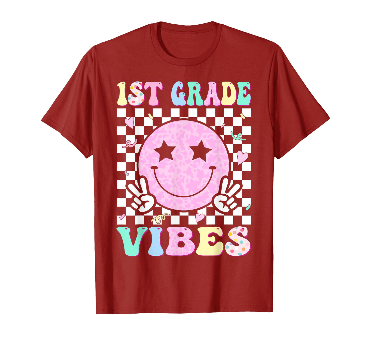 1st Grade Vibes First Day of School 1st Grade First Grade T-Shirt