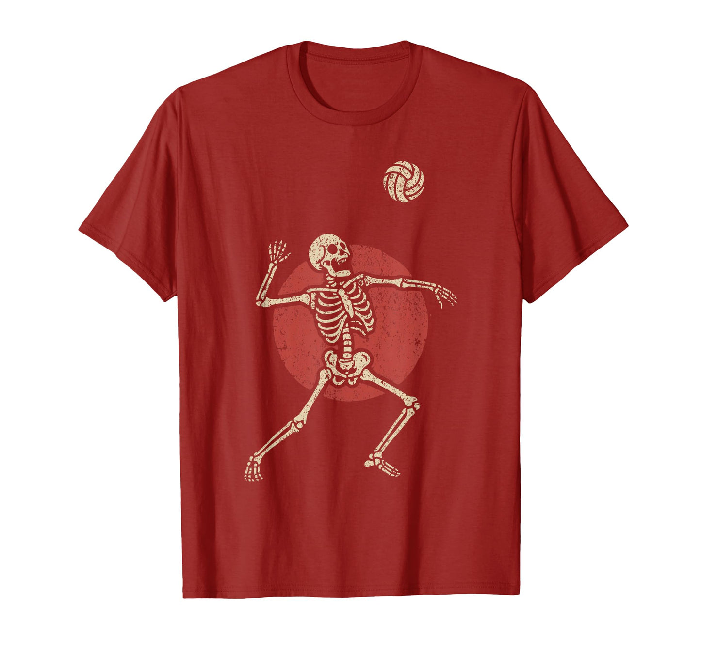 Skeleton Volleyball Player Halloween T-Shirt