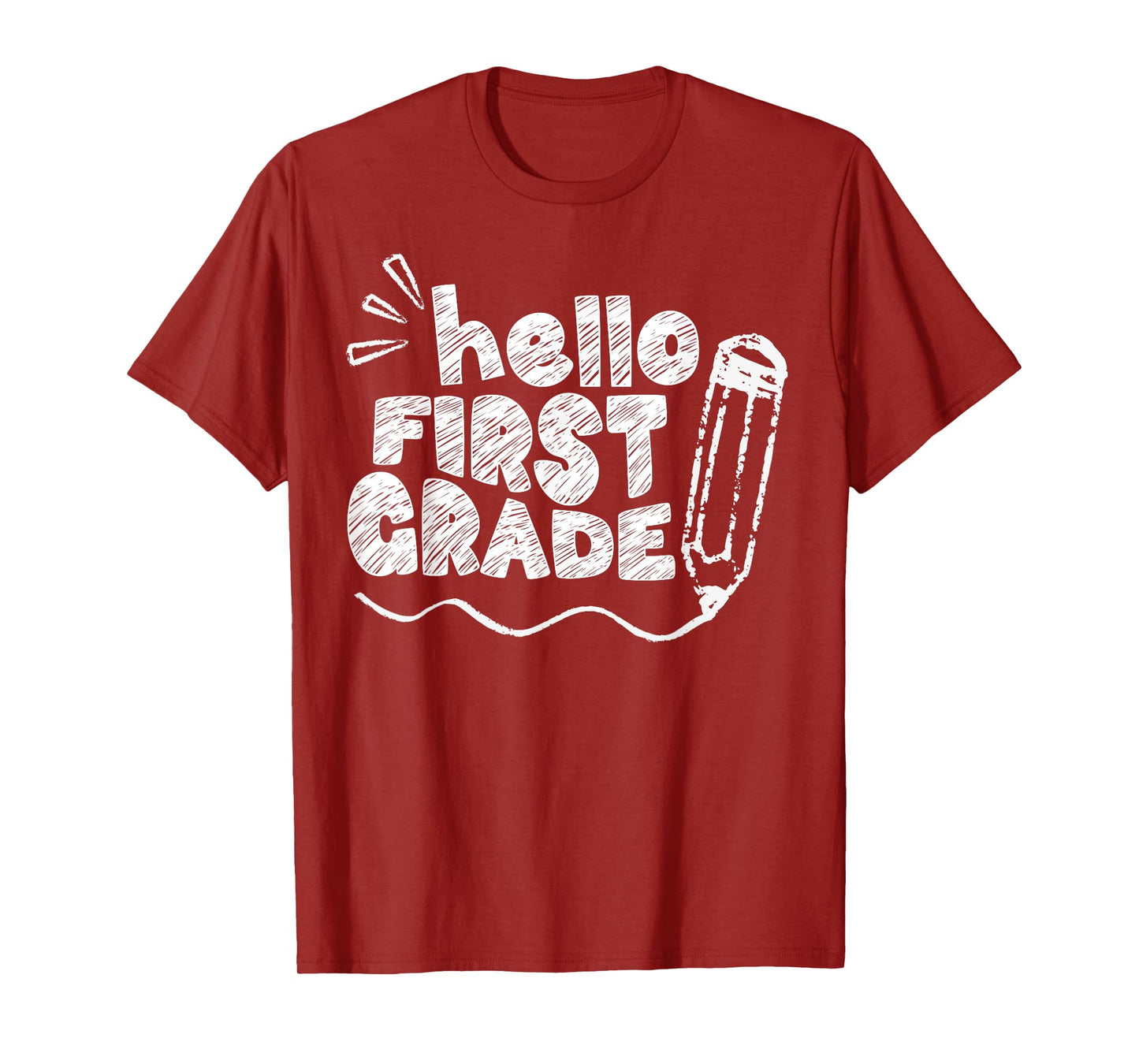 Hello First Grade Team 1st Grade Back to School Teacher Kids T-Shirt