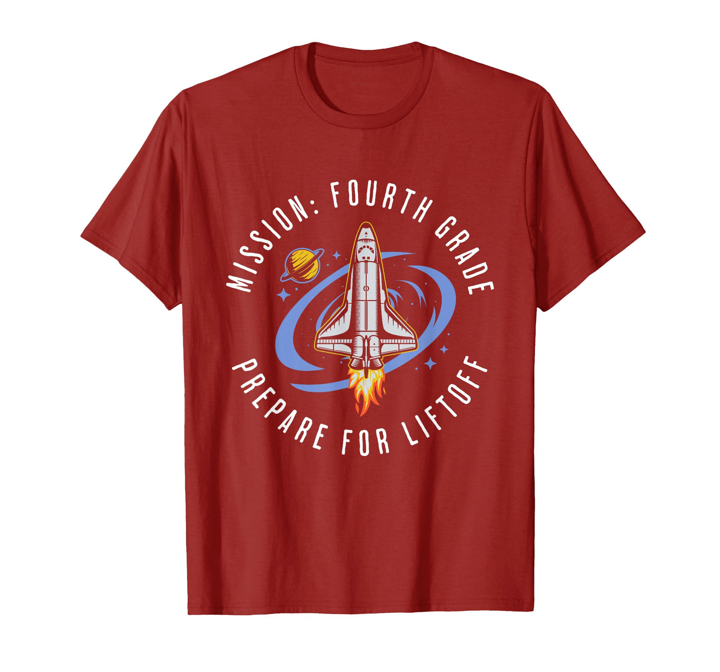 Mission Fourth Grade Space Rocket Back To School VI T-Shirt