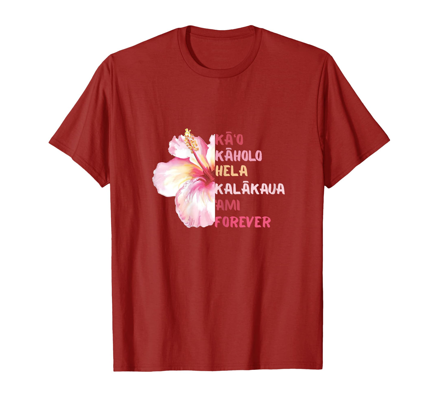 Hawaiian Shirt for Women Hula Dancer Hula Steps Hibiscus T-Shirt