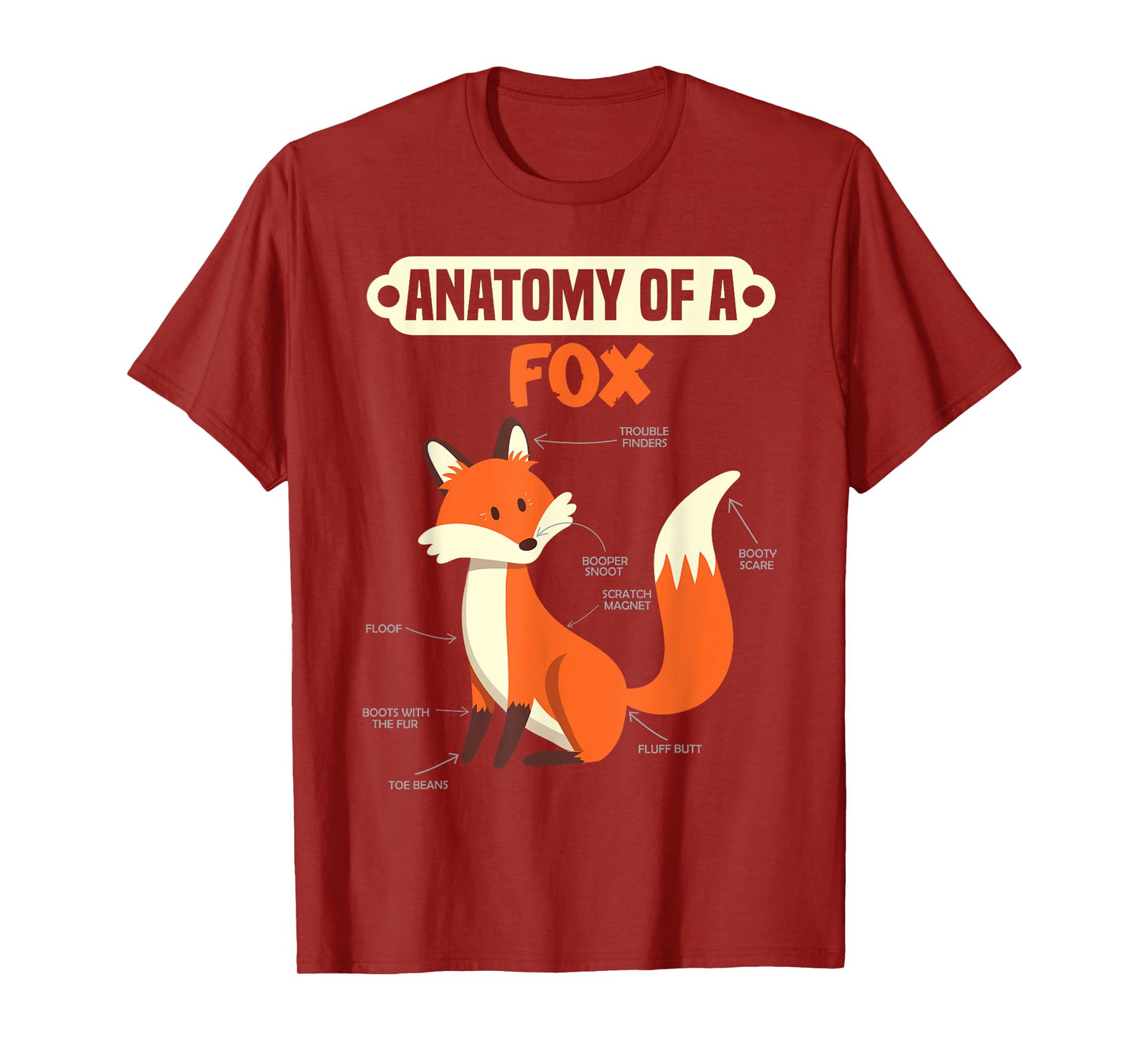 Anatomy of a fox T-Shirt