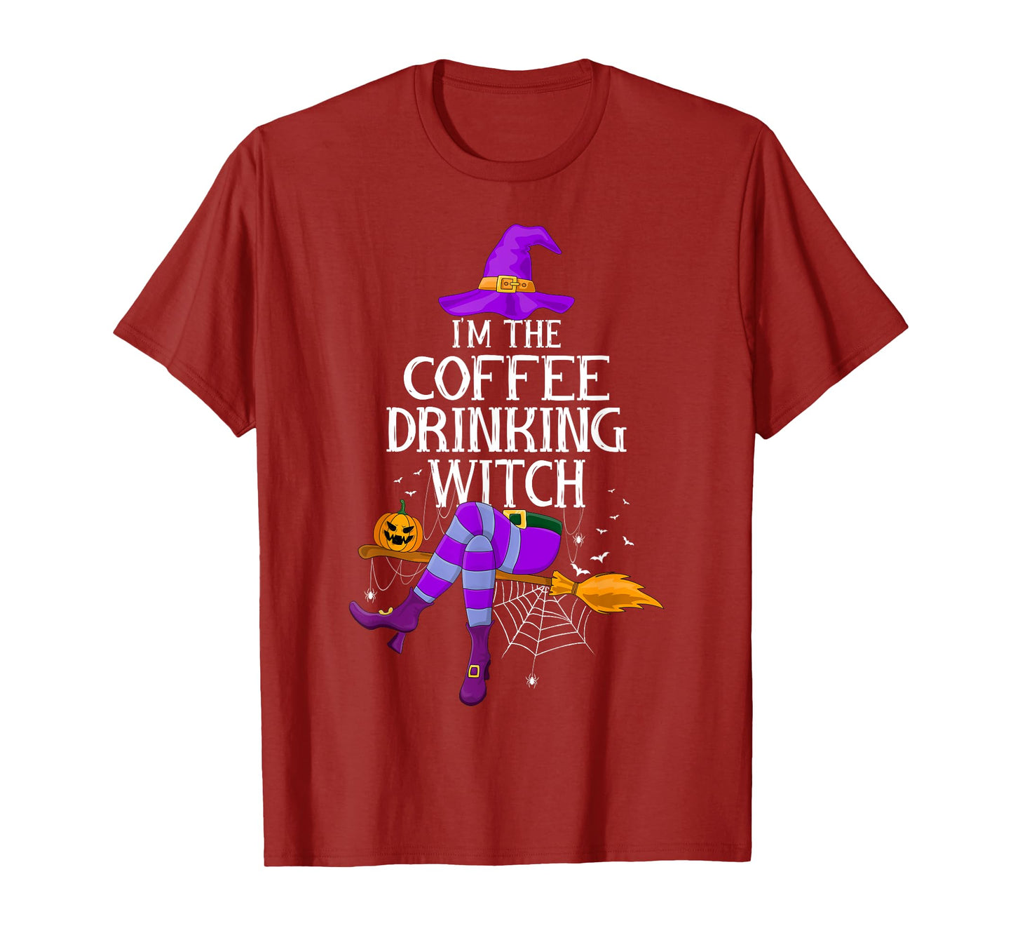 Matching Family Costume The Coffee Drinking Witch Halloween T-Shirt