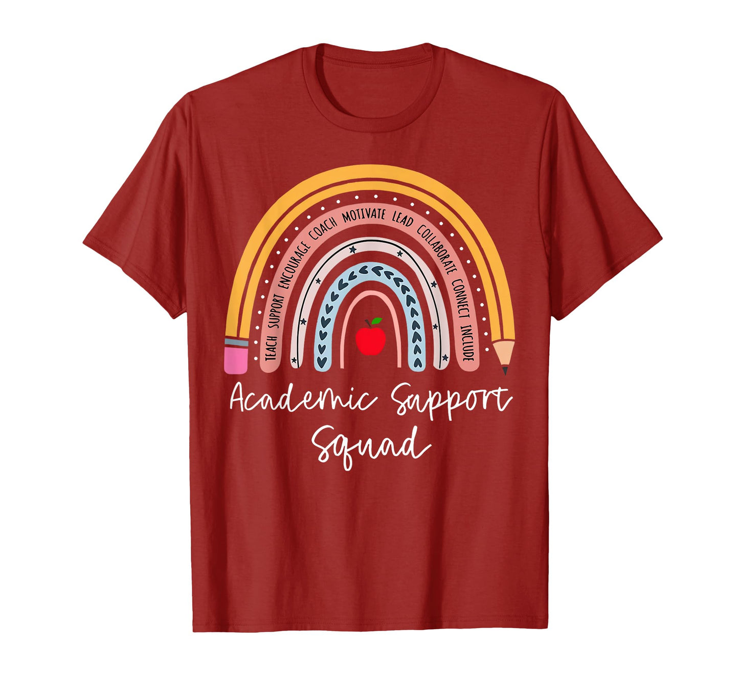 Rainbow Academic Support Squad Learning Support Teacher T-Shirt