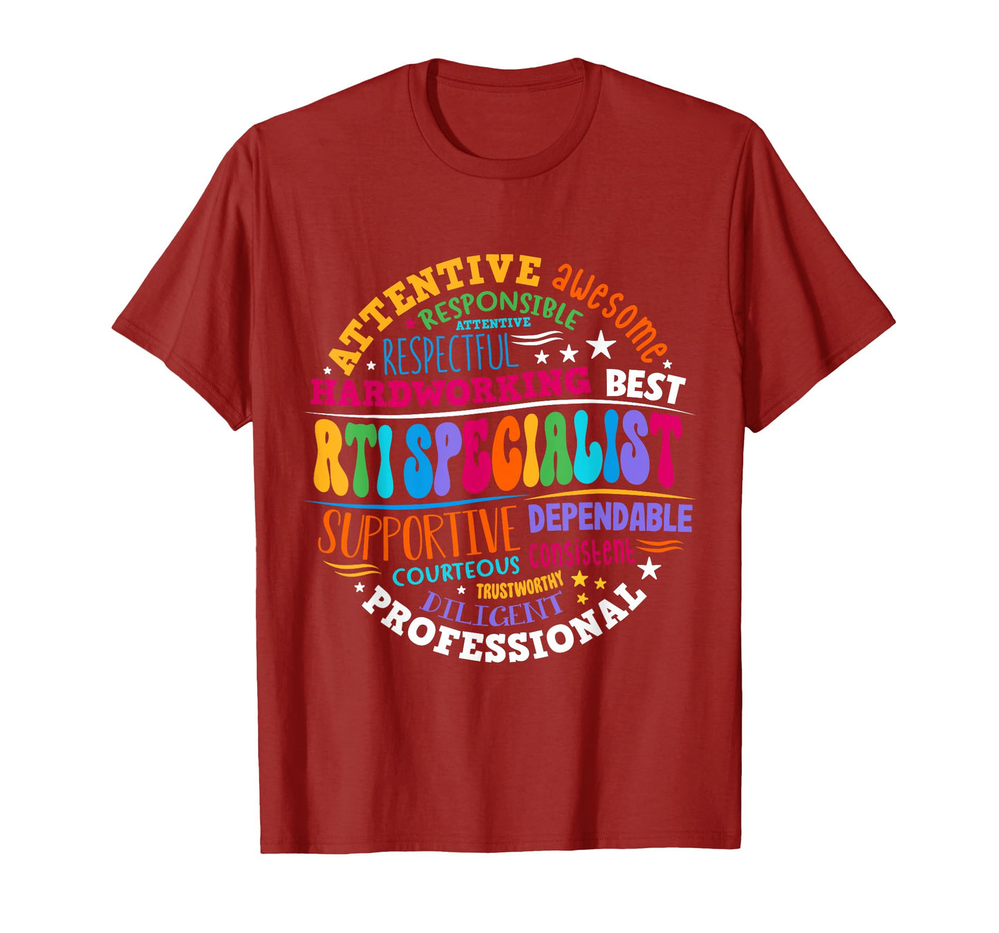Groovy RTI Specialist T Response Intervention Teacher Squad T-Shirt
