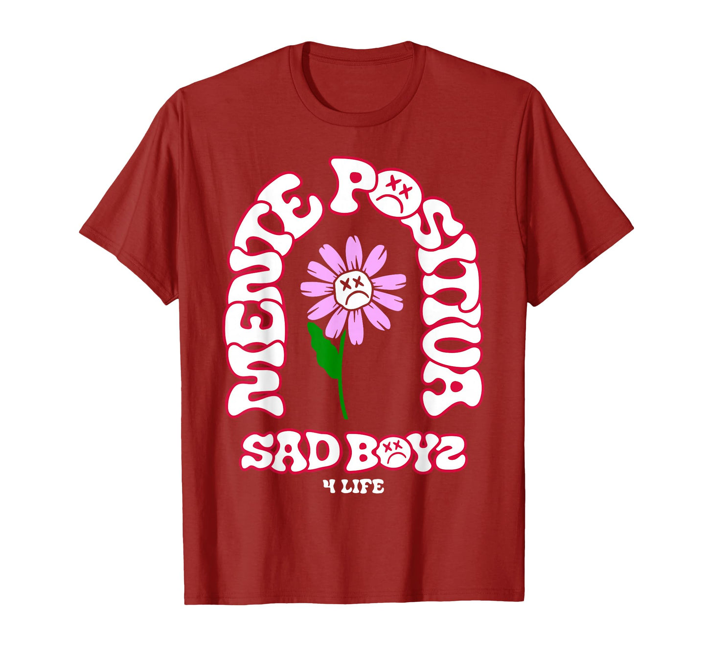 Mente positiva Junior Tumbados Corridos H Belicos Sad Boys T-Shirt