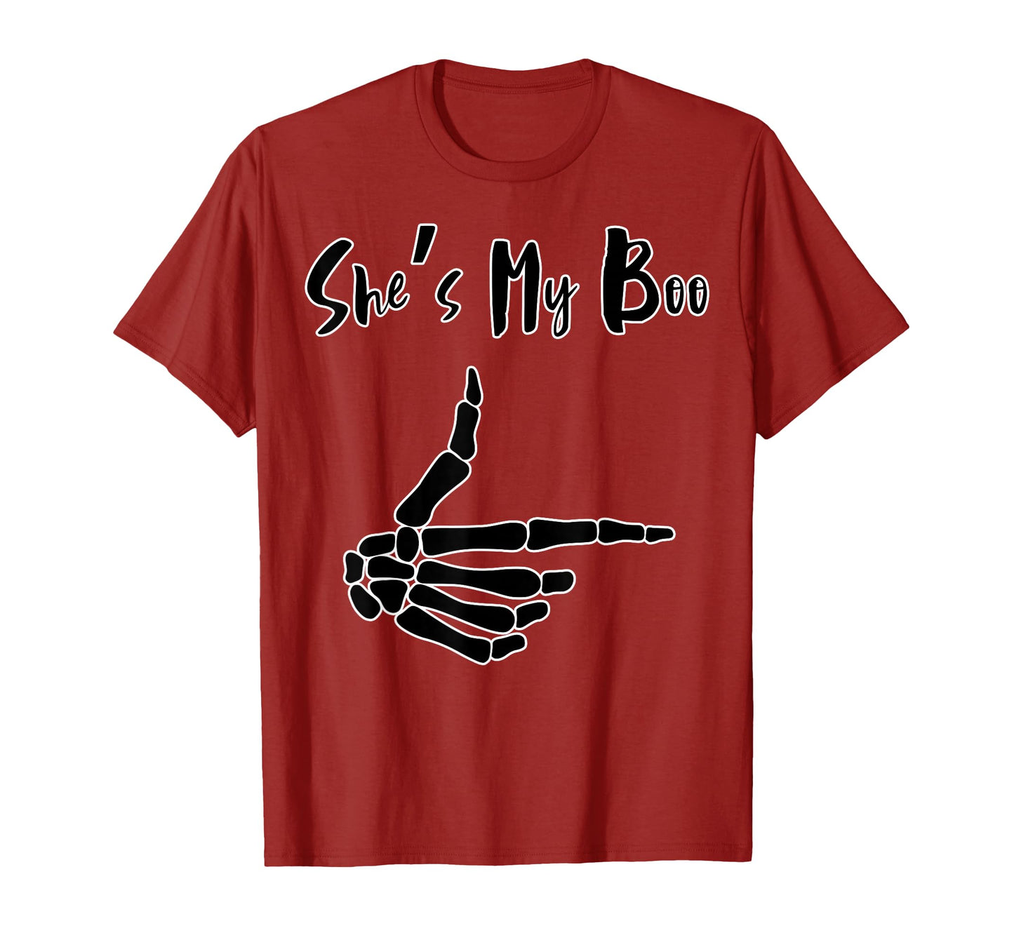 Couple's Halloween She's My Boo Girlfriend Tee T-Shirt
