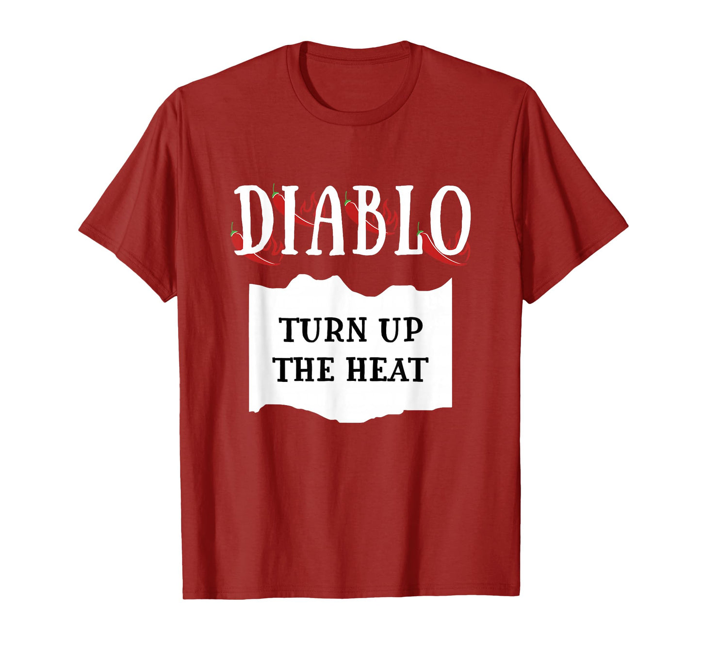 Turn Up The Heat Diablo Hot Sauce Group Costume T-Shirt
