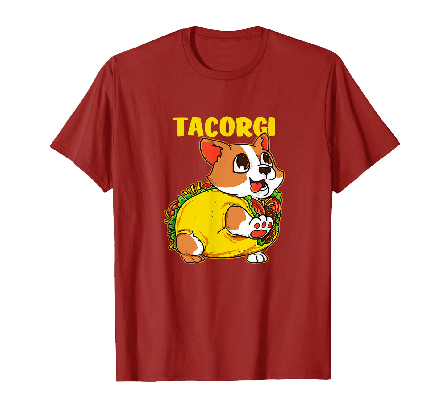 Corgi Dog And Taco Tacorgi Funny Corgi Puppy Men Women Girls Kids T-Shirt