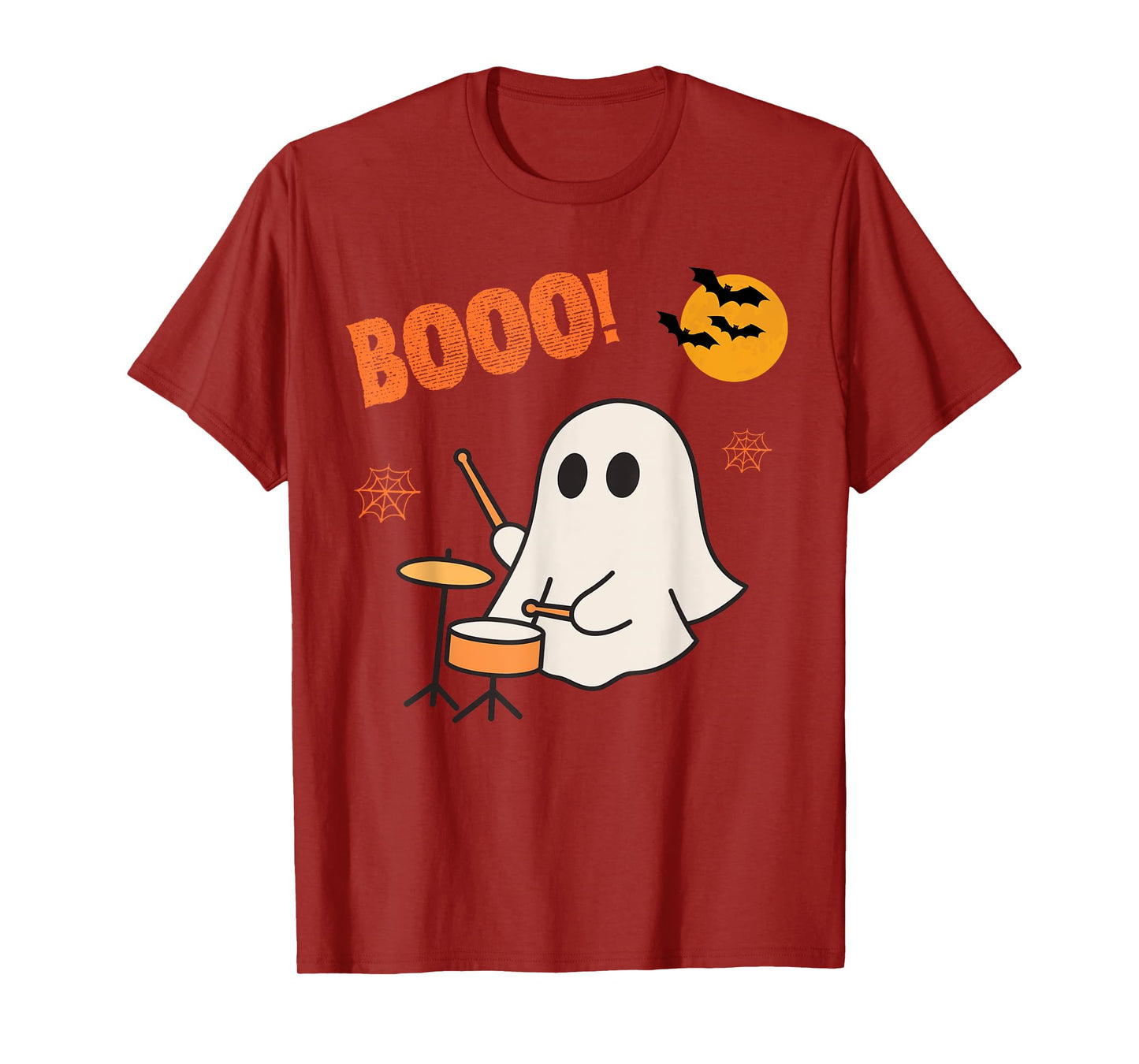 Vintage Halloween Spooky Drummer Autism Skeleton Costume T-Shirt
