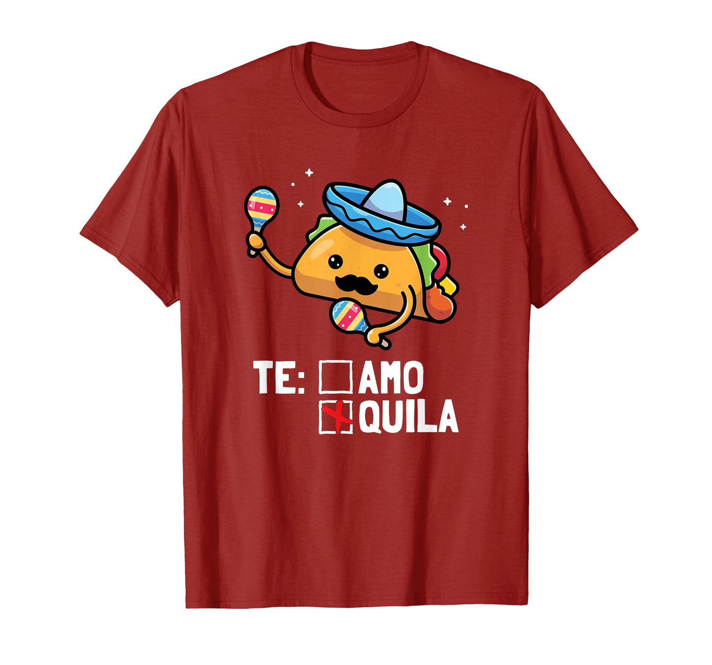 Te Amo Tequila Shirt, Cindo de Mayo Taco T-Shirt