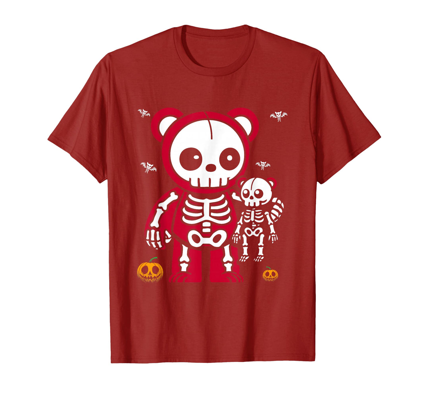 Cute Skeleton Bear Halloween Costume for Spooky Season T-Shirt