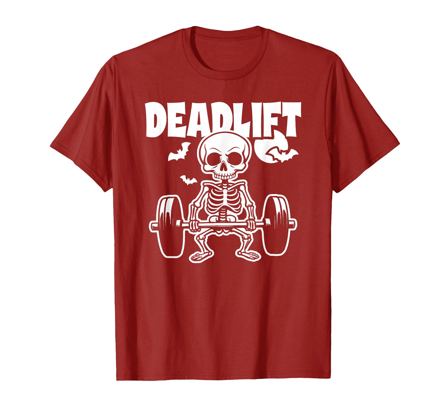 Deadlift Halloween Skeleton Deadlifter Deadlifting Barbell T-Shirt