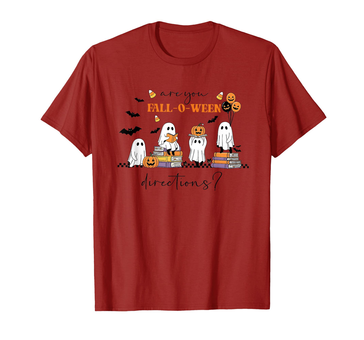 Funny Halloween Teacher Joke are You Fall O Ween Directions T-Shirt