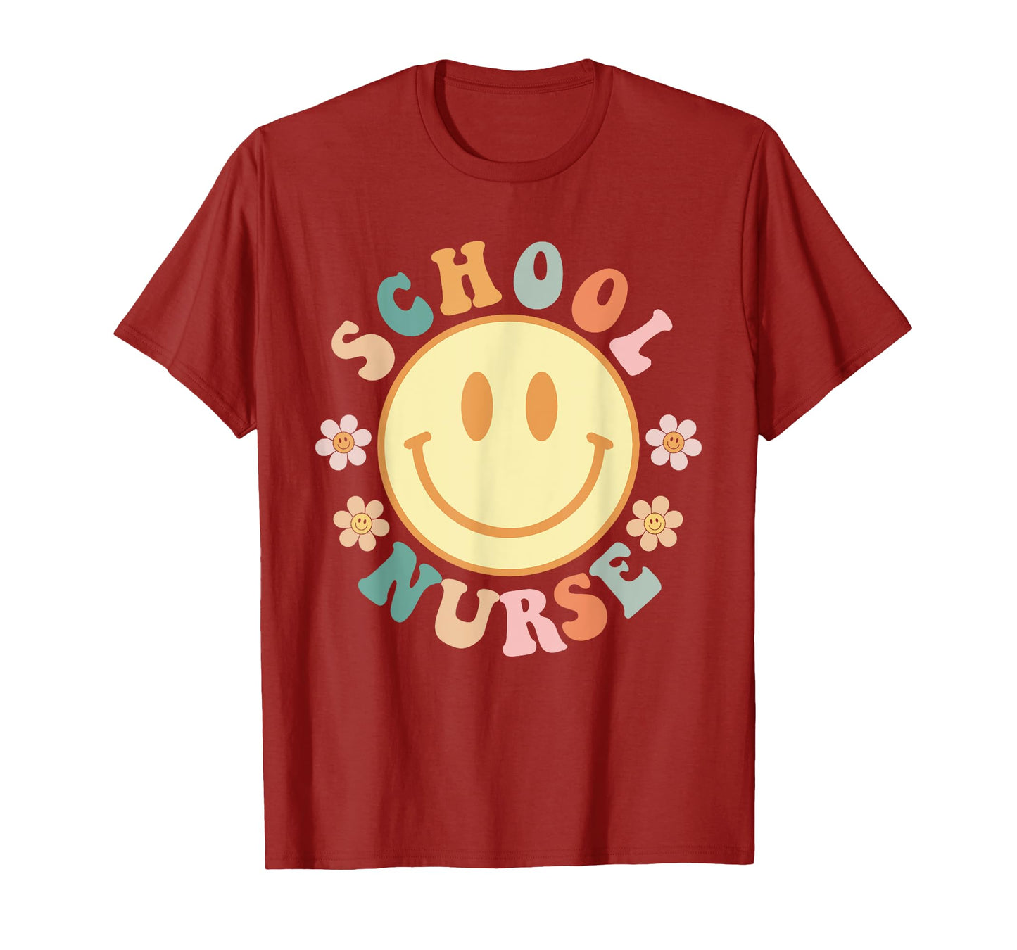 Funny School Nurse Graphic Tees Tops Back To School T-Shirt