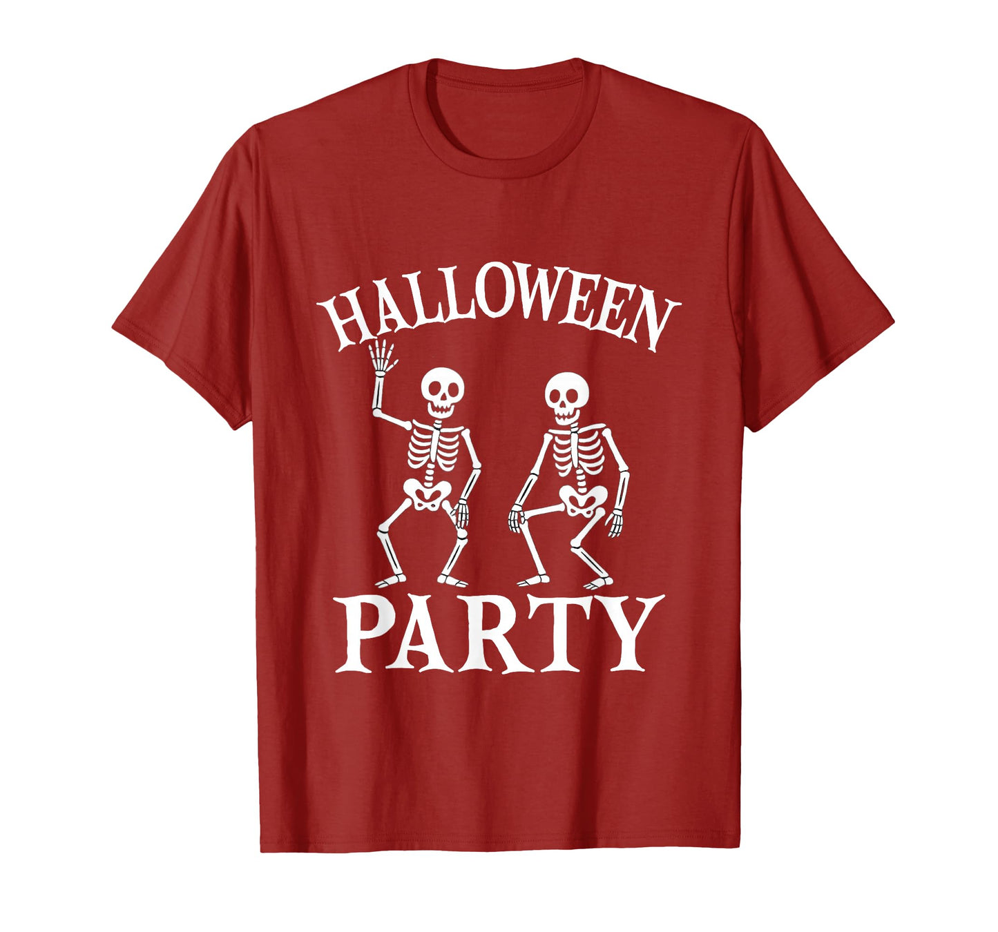 Halloween Party Skeletons Spooky Fun T-Shirt