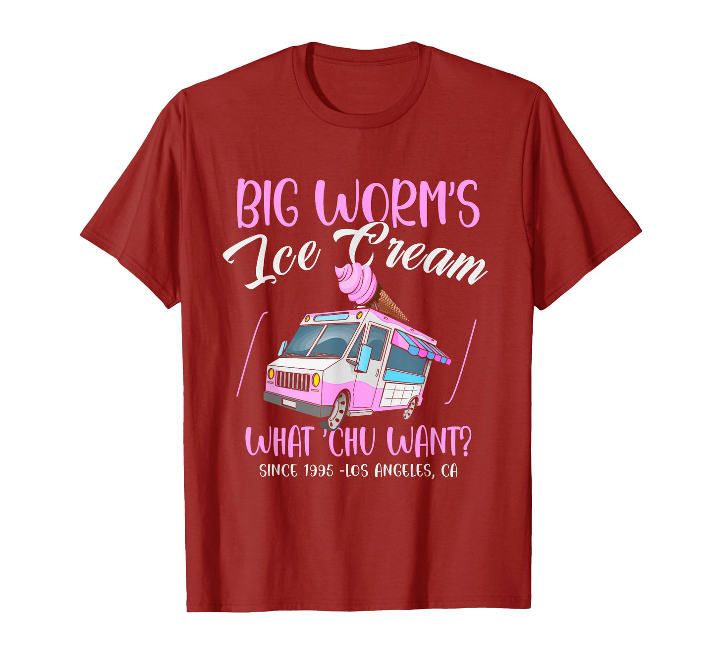 Big Worm's Ice Cream What Chu Want? Hello Summer Sea & Beach T-Shirt