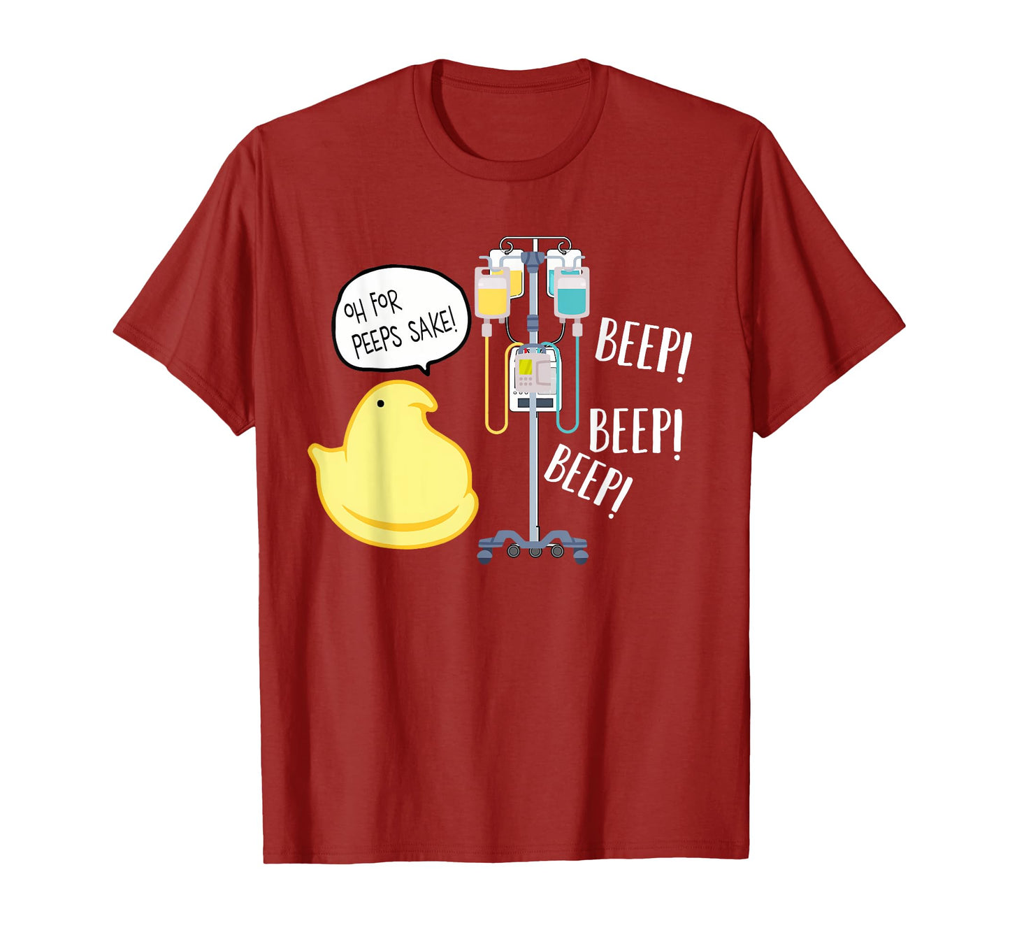 Funny Nurse Easter, IV Pump, Med Surg ICU Peds Picu T-Shirt