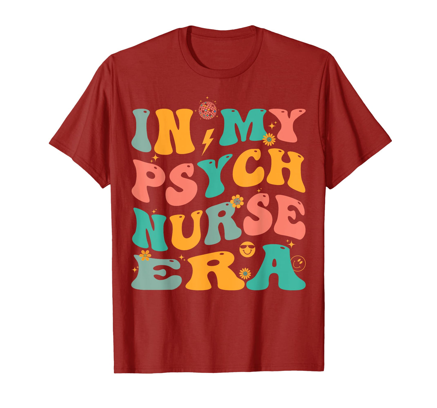 In My Psych Nurse Era Retro Psychiatric Nursing T-Shirt