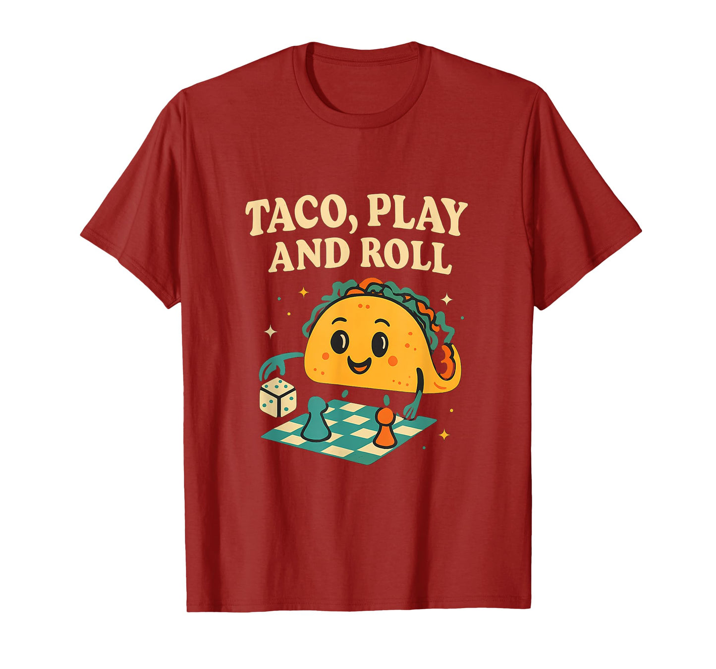 Taco Play and Roll Memory Makers Game Night Graphic T-Shirt