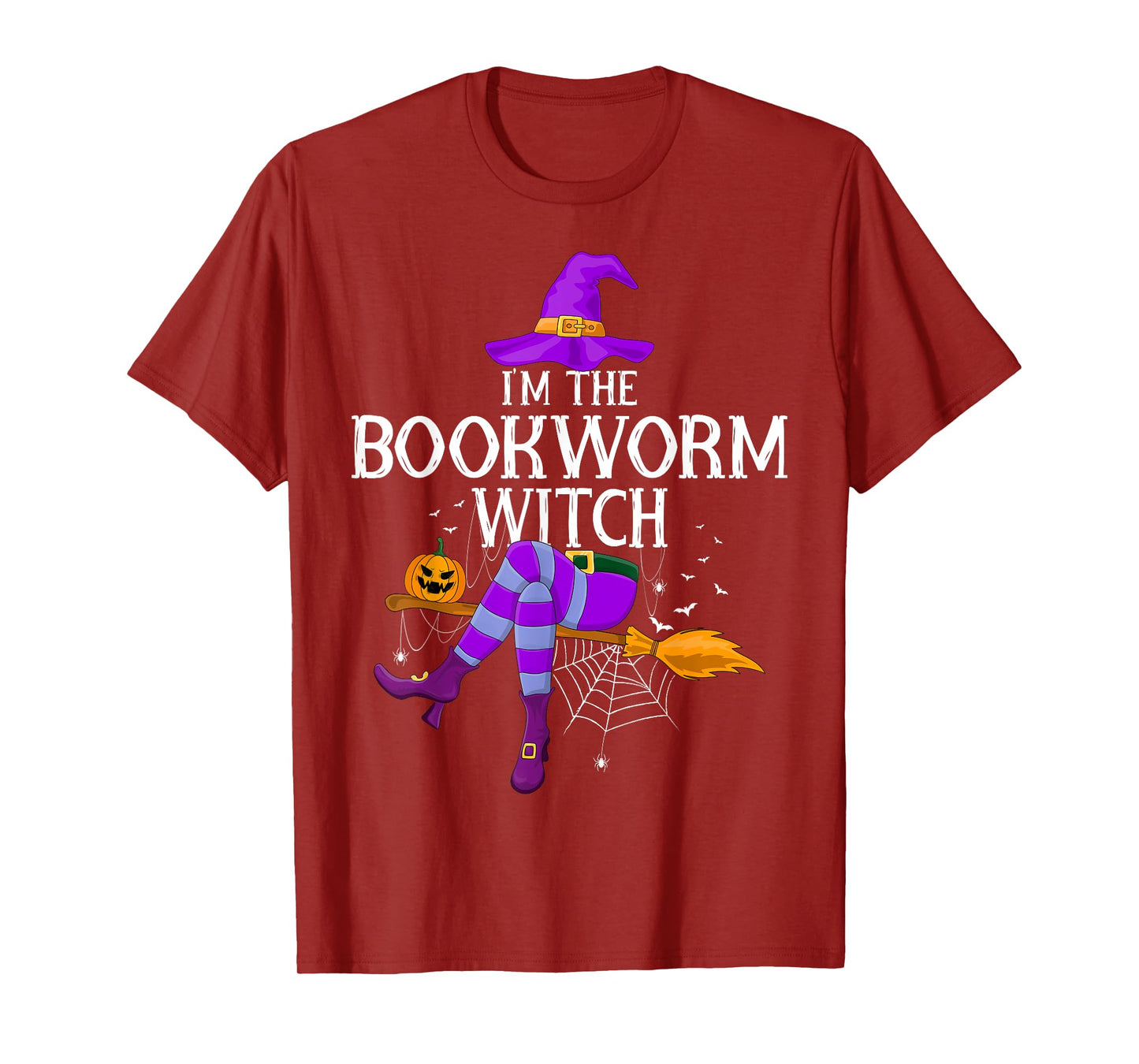 Matching Family Costume I'm The Bookworm Witch Halloween T-Shirt