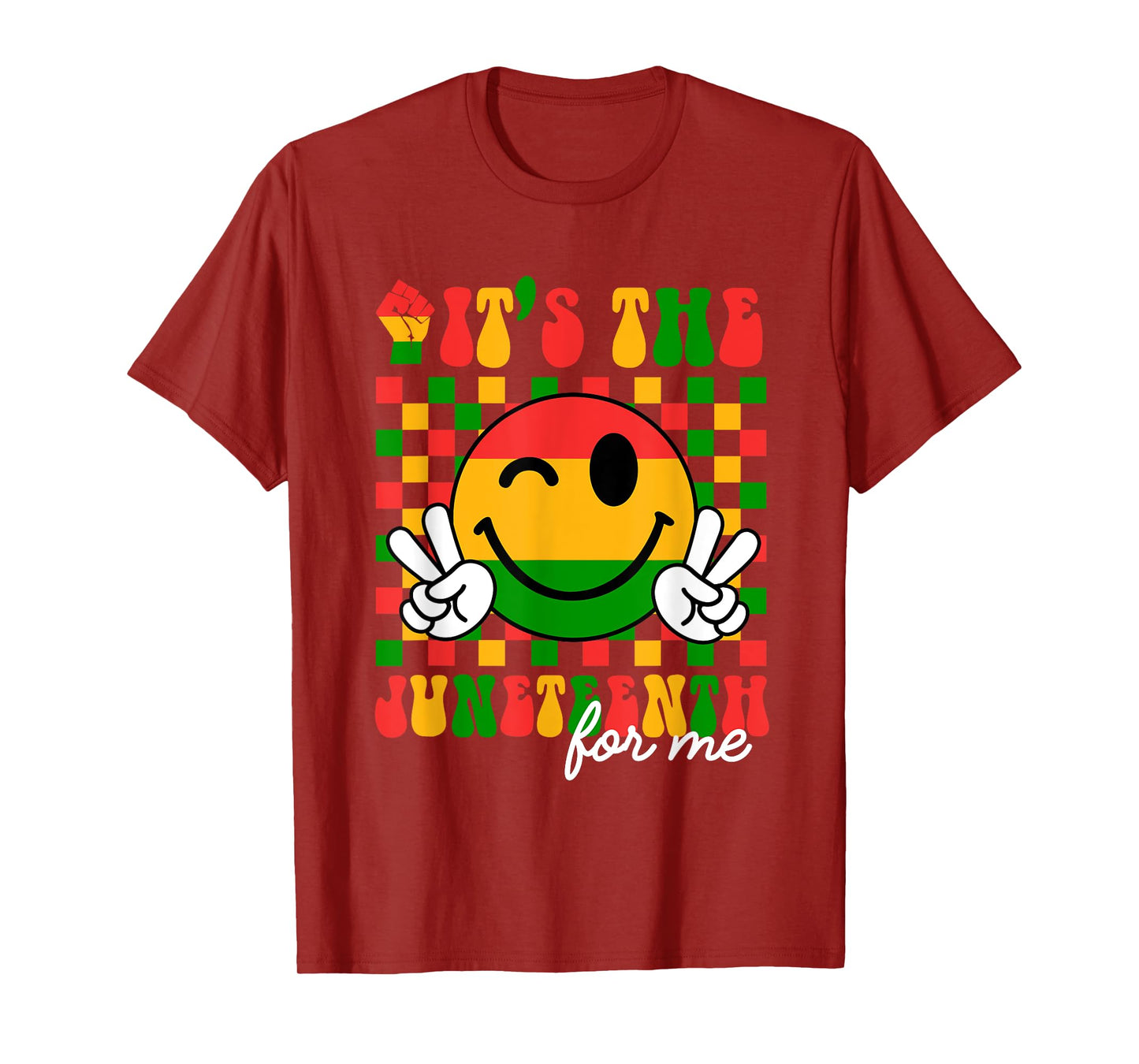 It's The Juneteenth For Me, Free-ish Since 1865 Smile Face T-Shirt