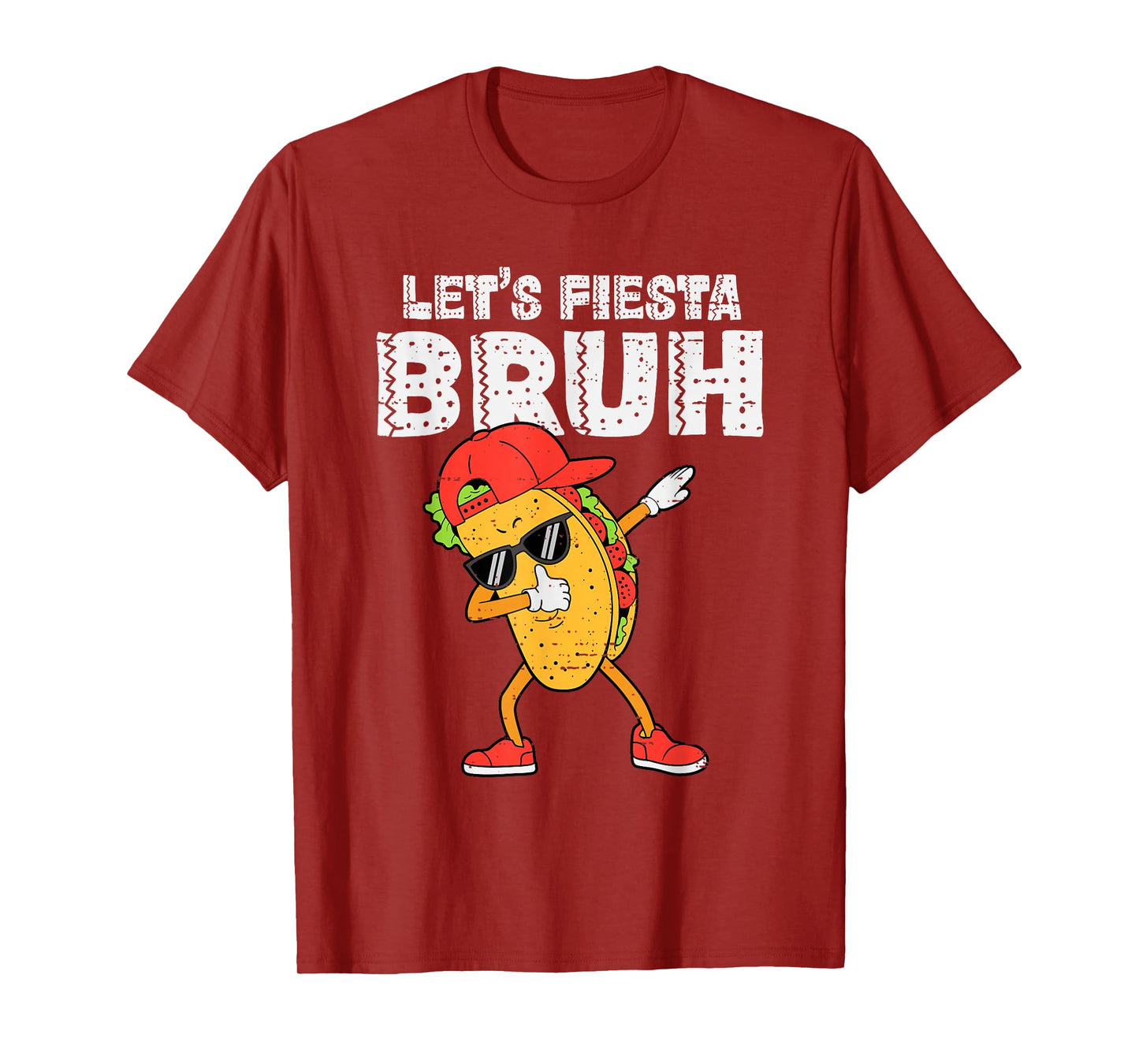 Dabbing Tacos Bruh Cinco De Mayo Fiesta Mexican Boy Teen Kid T-Shirt