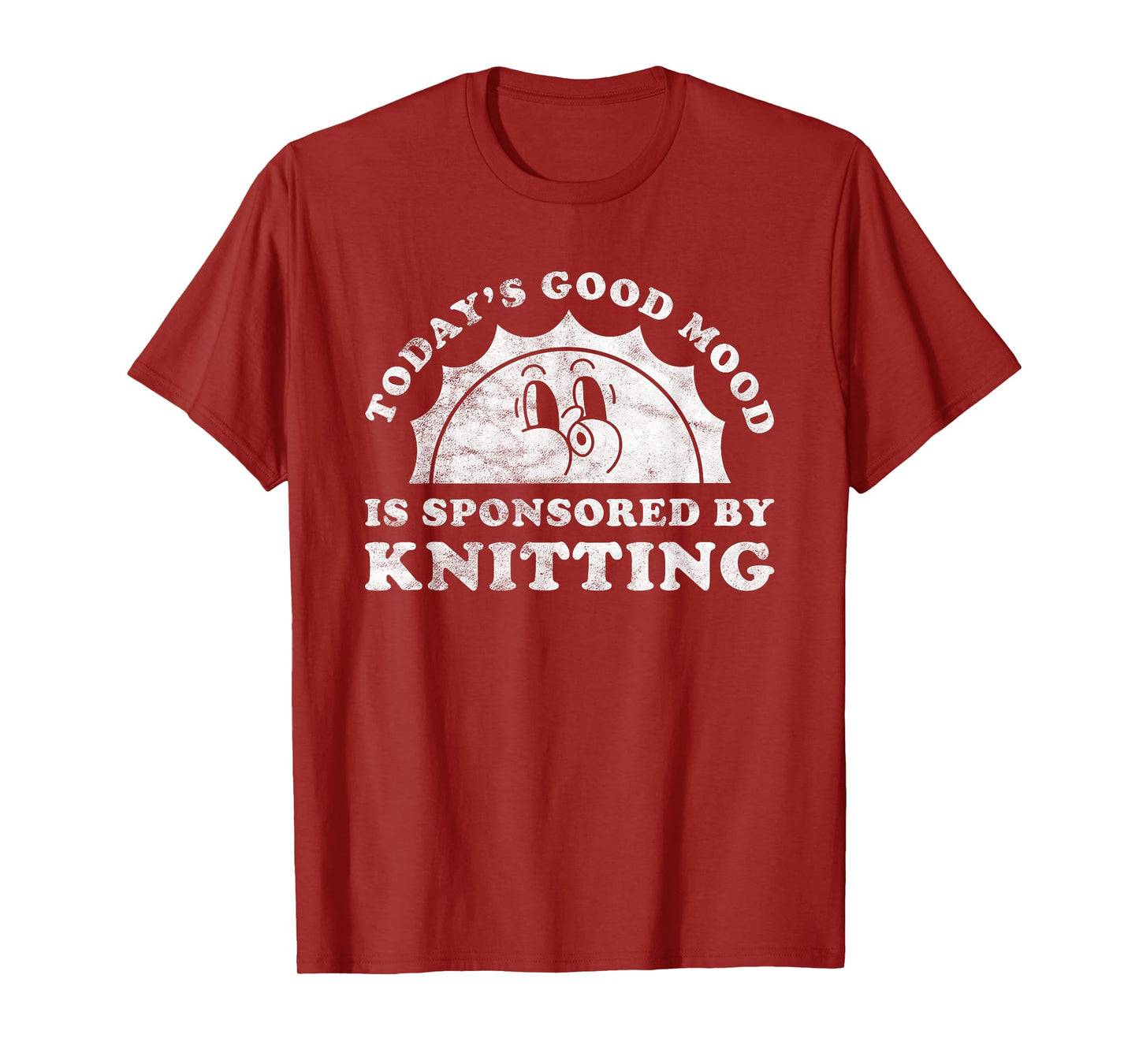Funny Cute Retro Vintage Knitting T-Shirt