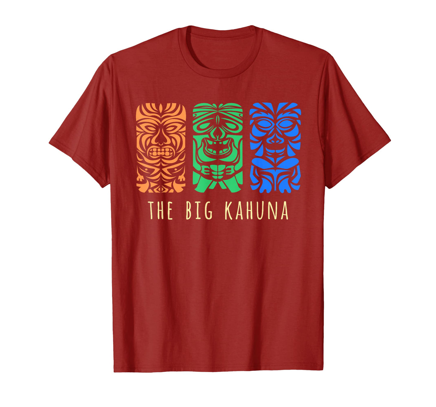Hawaii Tiki Surfing Polynesian Big Kahuna Retro Hipster T-Shirt