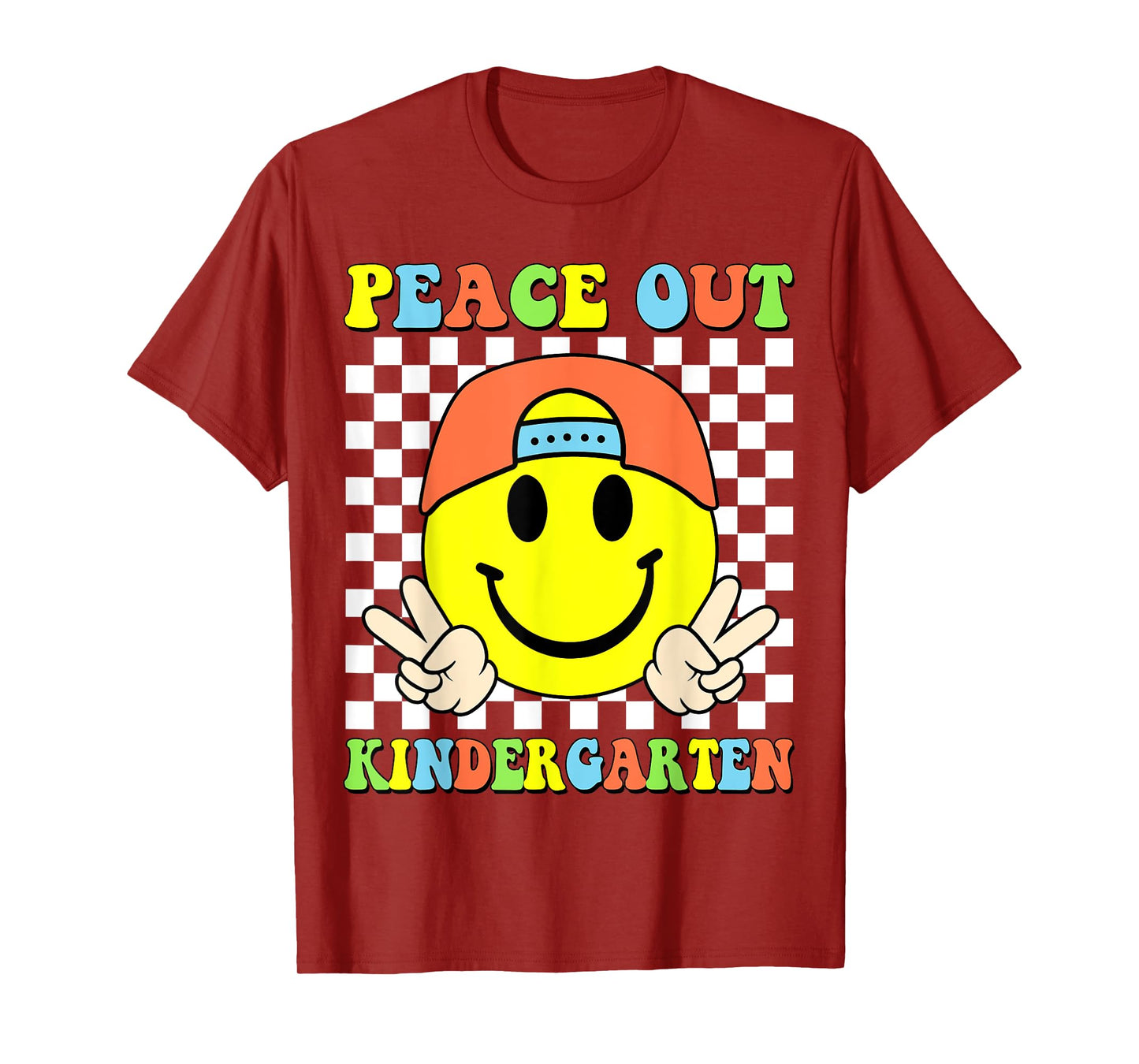 Peace Out Kindergarten Boys Kid Graduate Last Day Of School T-Shirt