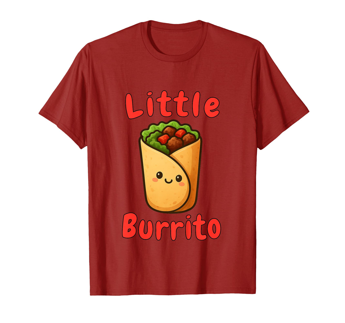 Burrito Lover Kids Mexican Food Little Burrito Toddler T-Shirt