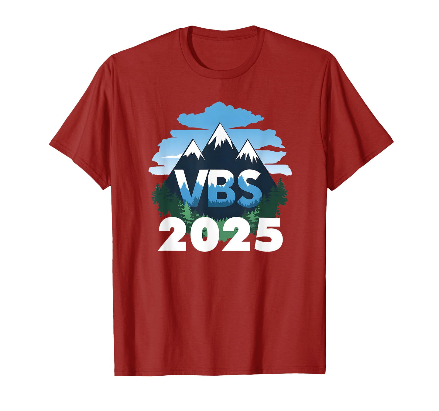VBS Team 2025 Vacation Bible School Mountain Nature VBS T-Shirt