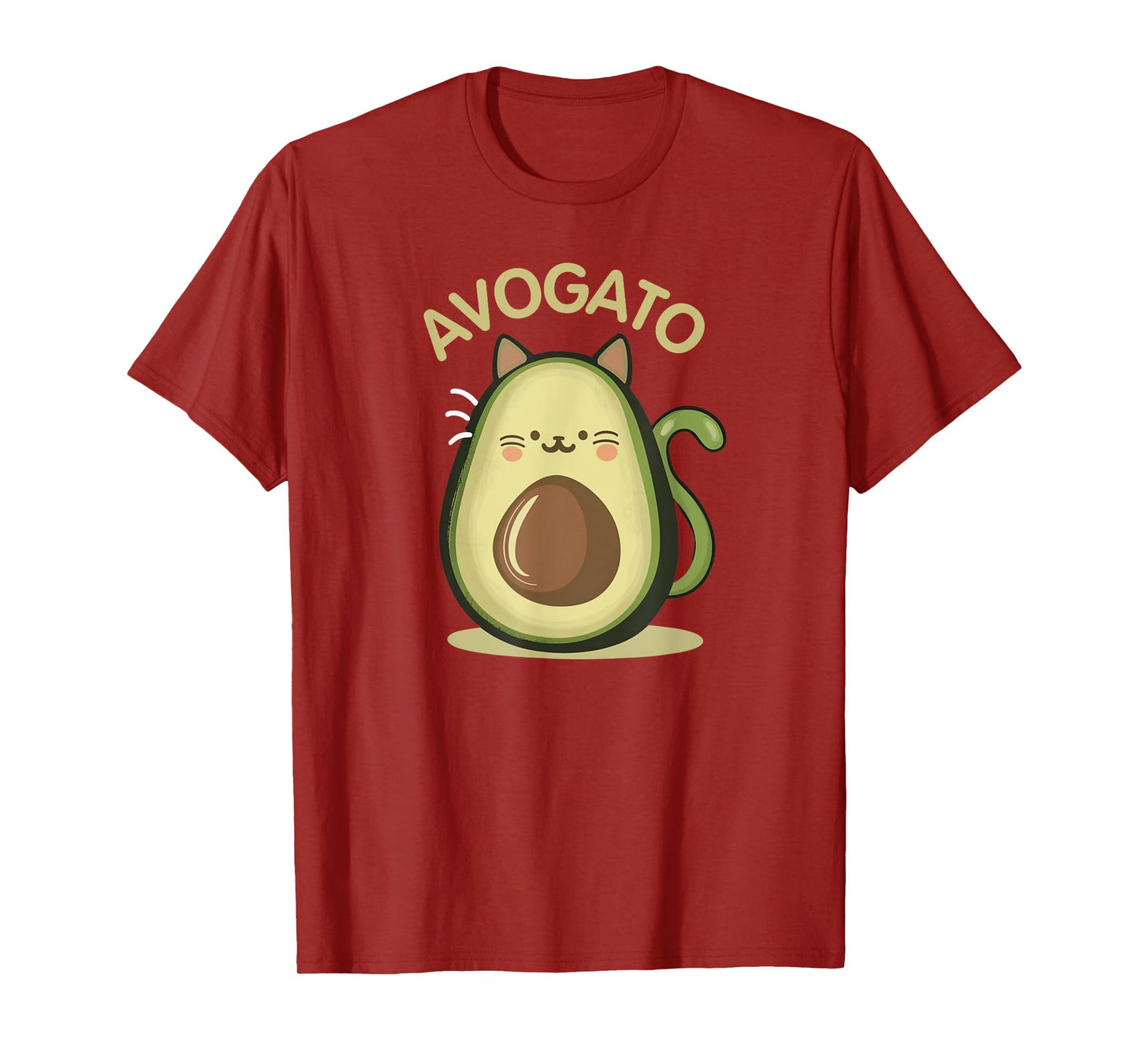 Avogato Cute Funny Cinco de Mayo Cat Avocado Kids Boys Girls T-Shirt