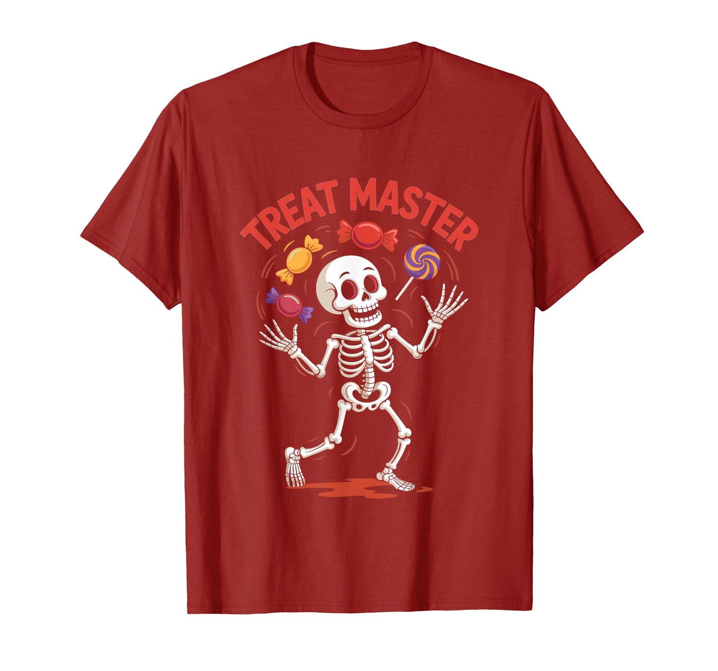 Funny Skeleton Juggling Candy Halloween T-Shirt