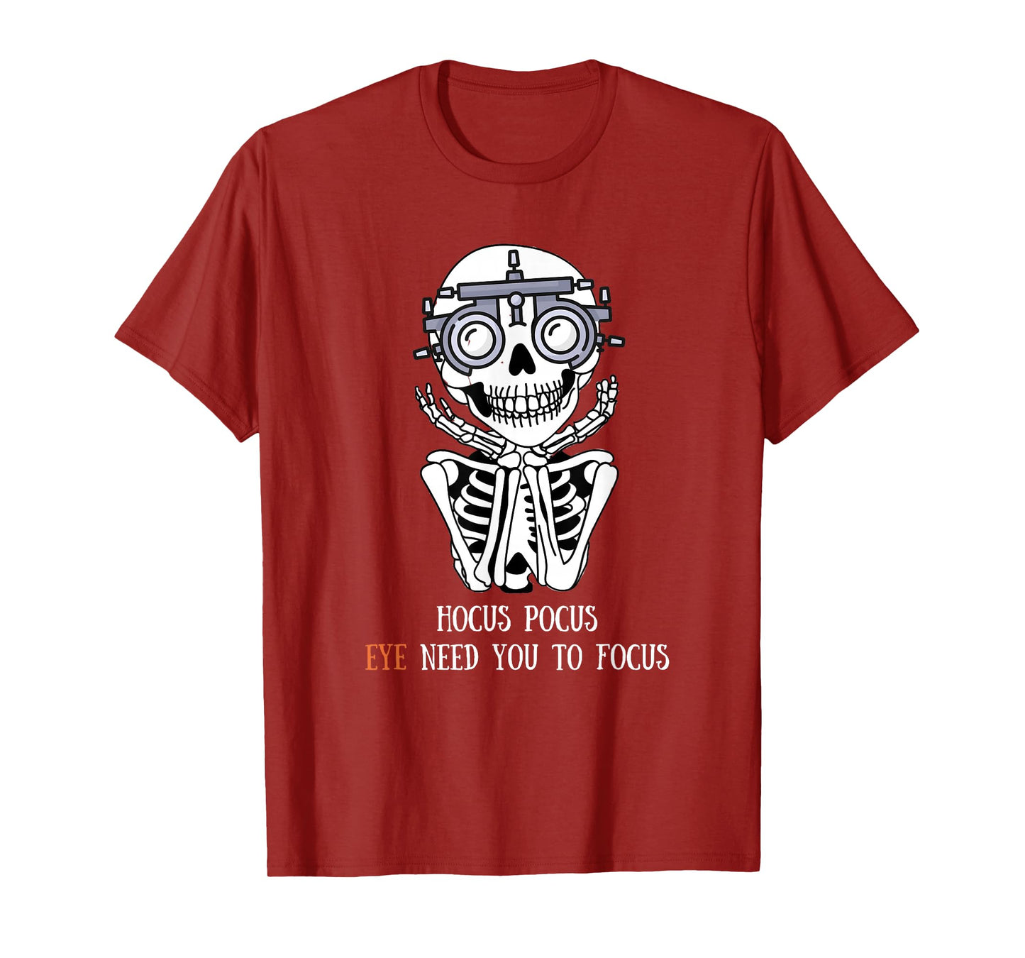 Hocus Focus Optometry Halloween Optometrist Eye Doctor Funny T-Shirt