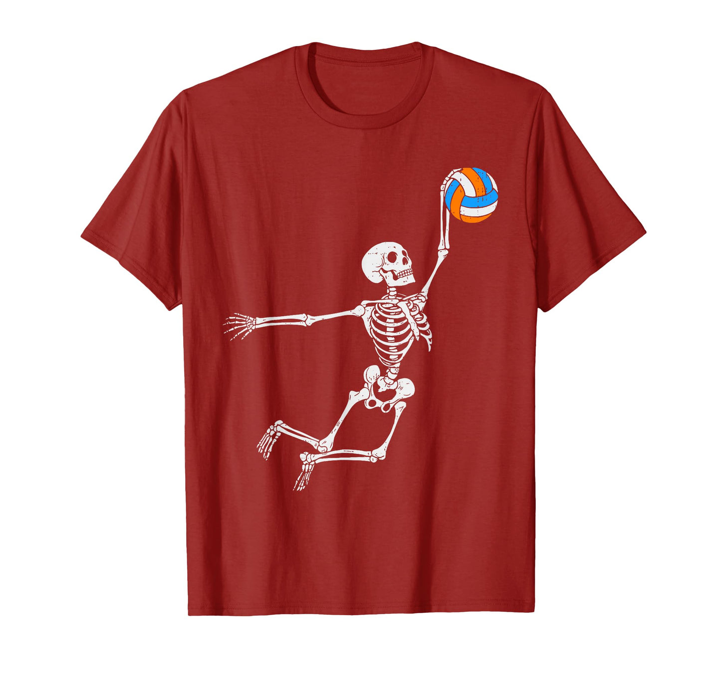 Skeleton Volleyball Halloween Costume Boys Teens Girls Kids T-Shirt