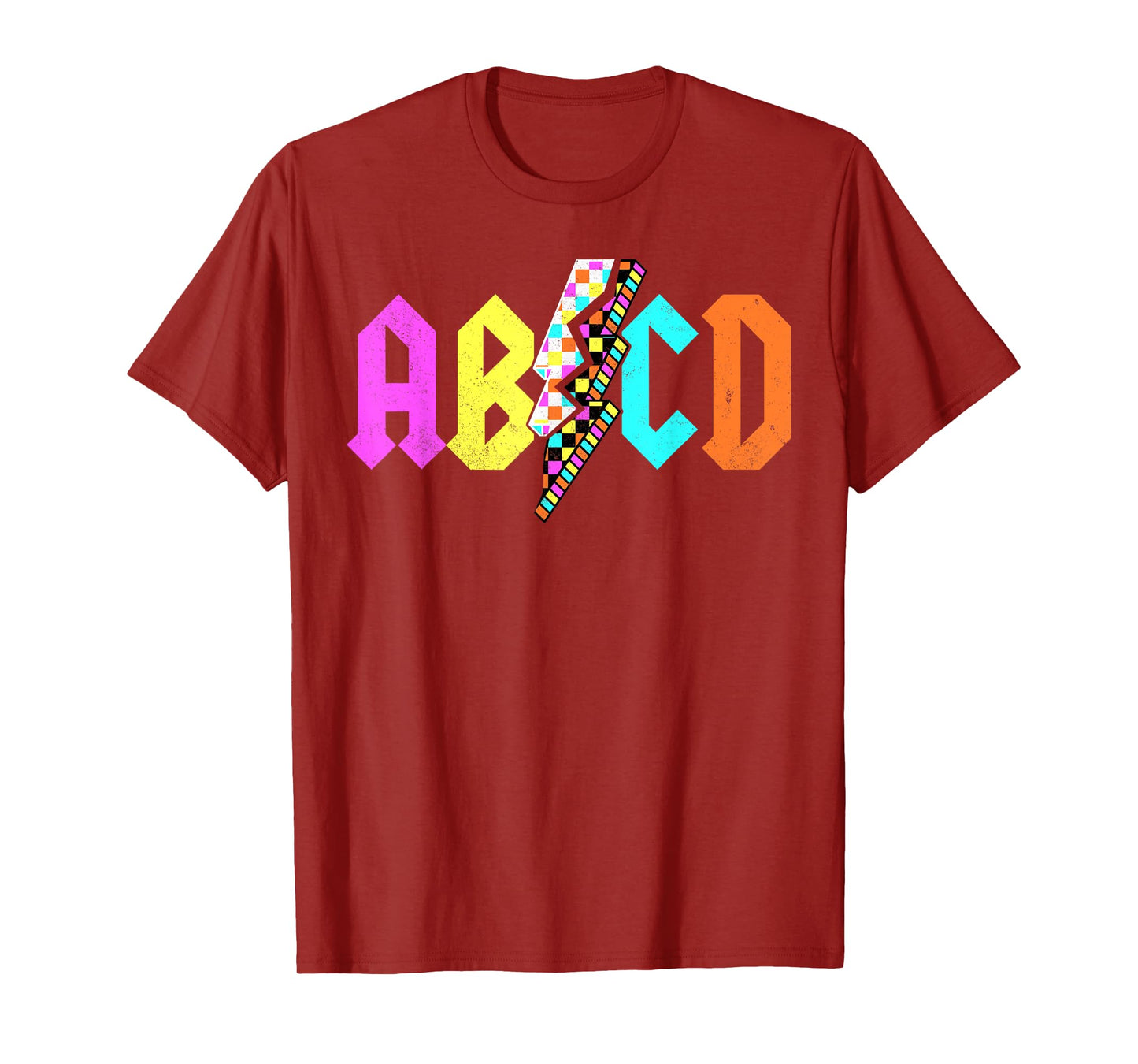 Rock ABCD Back To School ABCD Teacher Back To School Kids T-Shirt