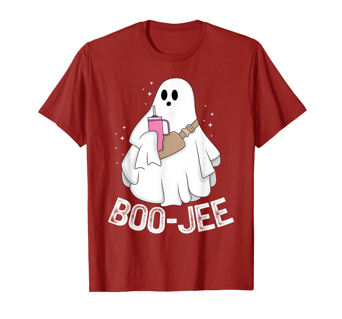 Boo JEE Boujee Cute Ghost Spooky Funny Halloween Costume T-Shirt