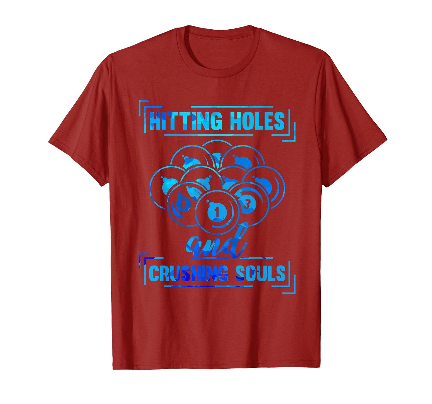 Cue Funny Billiards Pool Player Funny T-Shirt