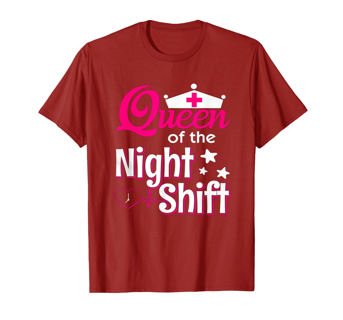 Hot Trend Shirt Queen Of The Night Shift Nurse T-Shirt