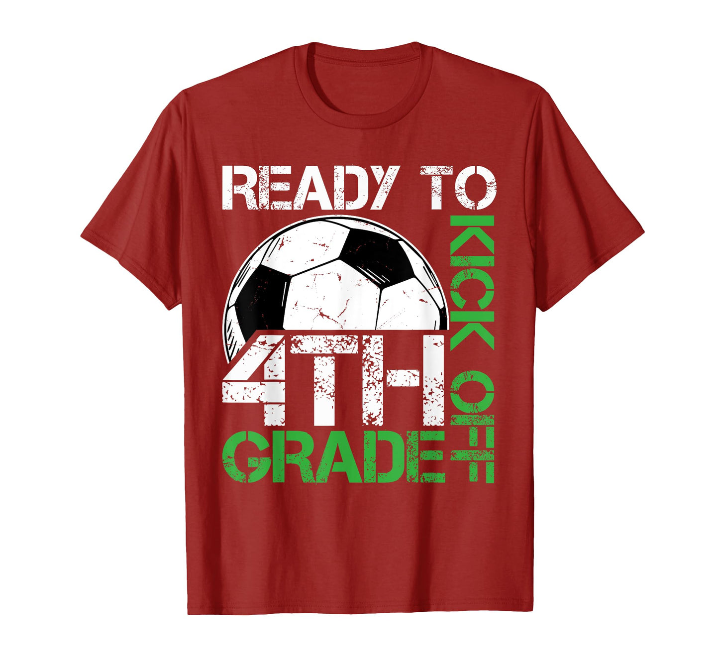 Ready To Kick Off 4TH Grade Kids Teacher First Day Of School T-Shirt
