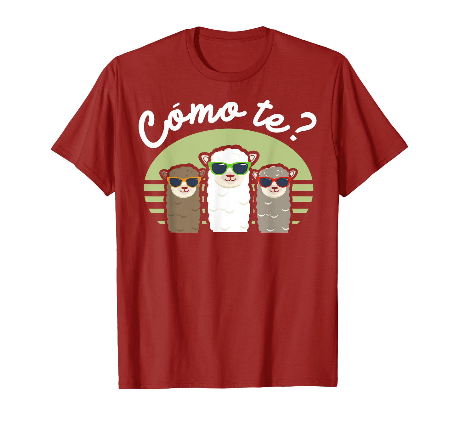 Funny Spanish gift, Como Te Llama, Llama design T-Shirt