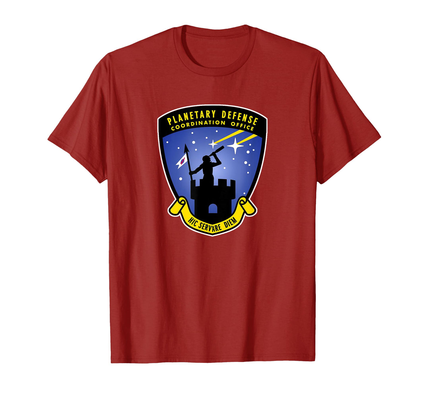 MathWare NASA Planetary Defense Coordination Look Up T-Shirt