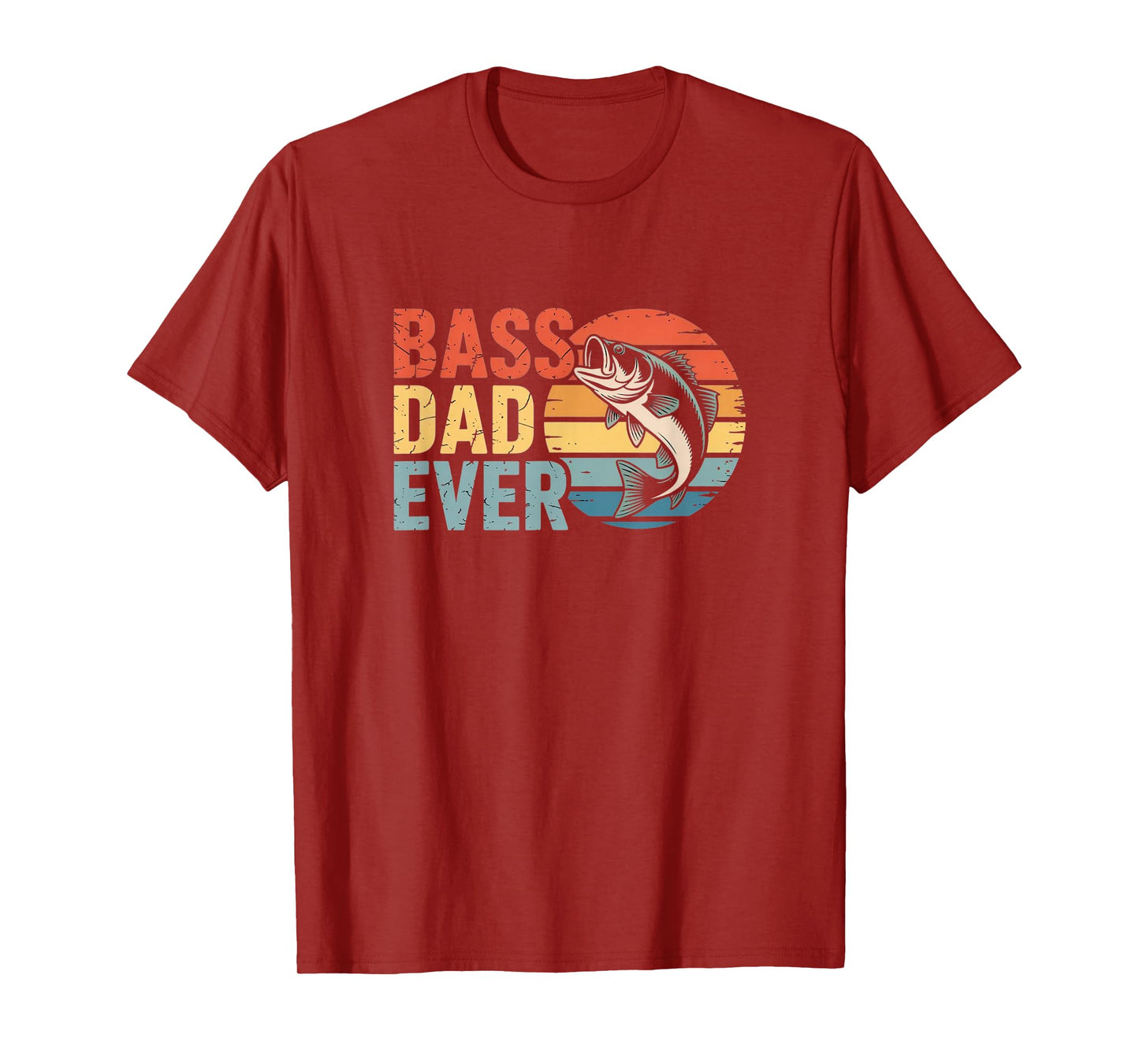 Bass Dad Ever – Cool Fishing Tribute Shirt for Fathers T-Shirt